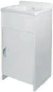 LAVATOIO CON MOBILE IN PVC E VASCA IN POLIPROPILENE MINI