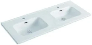 CONSOLLE CON DOPPIA VASCA CENTRALE