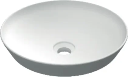 LAVABO AD INCASSO TONDO SENZA FORO VARIANT 36 X 36 CM