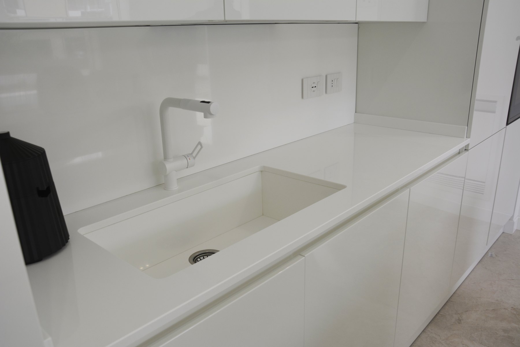 PIANO CUCINA BIANCO LAPITEC